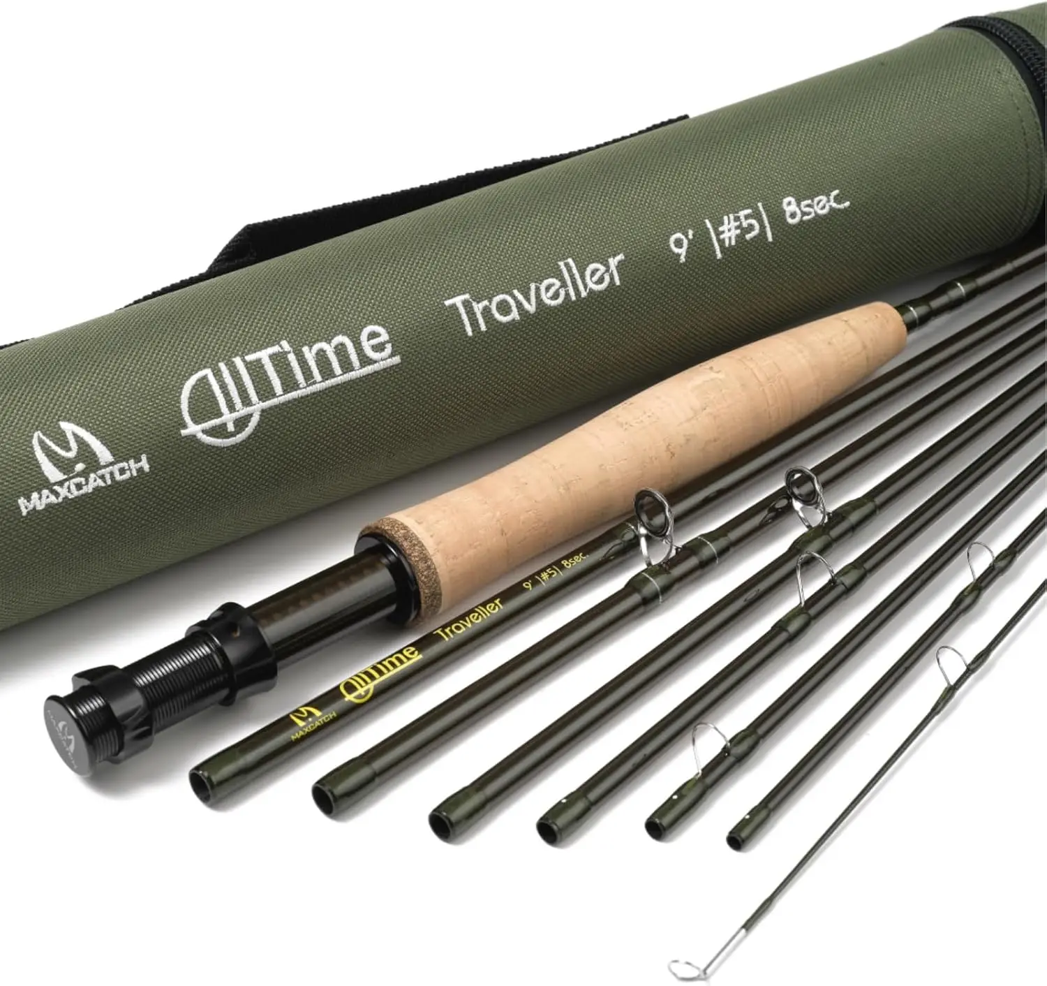 Ultra Compact 8-Piece 9ft Travel Fishing Rod with Tube - 5/6/8wt
Ultra Compact 8-Piece 9ft Travel Fishing Rod with Tube - 5/6/8wt