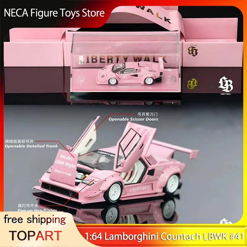 TOPART 1:64 Lamborghini Countach LBWK Liberty Walk Diecast Model With Openable Doors & Engine Bay Toy Gift For Adults & Fans
TOPART 1:64 Lamborghini Countach LBWK Liberty Walk Diecast Model With Openable Doors & Engine Bay Toy Gift For Adults & Fans