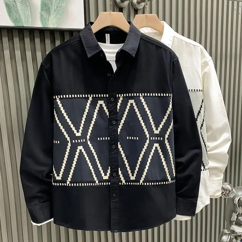 2025 New Men Trendy Spring and Autumn Long-sleeved Shirts Light Luxury Trendy High-end Niche Handsome and Versatile Tops
2025 New Men Trendy Spring and Autumn Long-sleeved Shirts Light Luxury Trendy High-end Niche Handsome and Versatile Tops