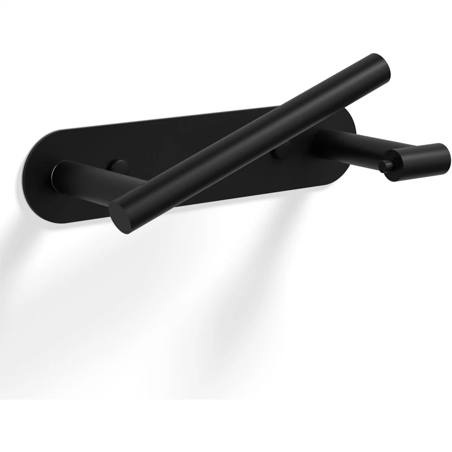 Matte Black Toilet Paper Holder, SUS304 Stainless Steel Wall Mounted with Self Adhesive, No Drill for Bathroom Kitchen
Matte Black Toilet Paper Holder, SUS304 Stainless Steel Wall Mounted with Self Adhesive, No Drill for Bathroom Kitchen
