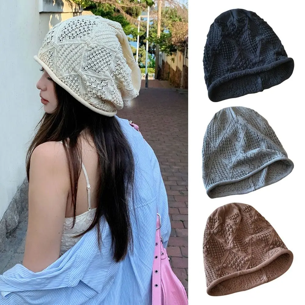 Дышащая ажурная вязаная шапка, повседневная кружевная шапка Skullies, летняя модная шапка-берет для женщин
Дышащая ажурная вязаная шапка, повседневная кружевная шапка Skullies, летняя модная шапка-берет для женщин
