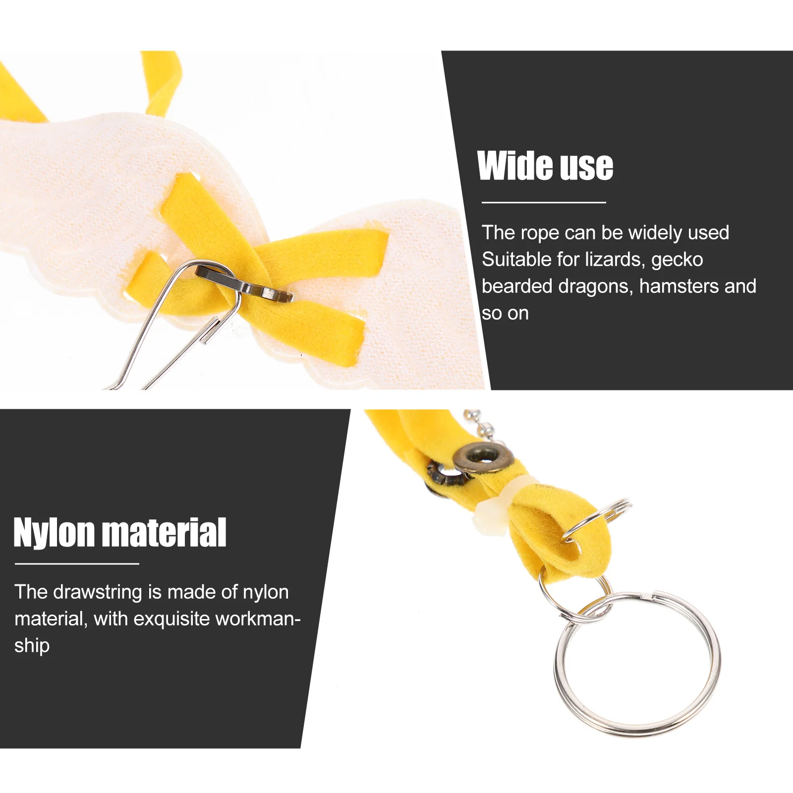 Lizard Traction Rope Premium Nylon Material Easy Use Remove Reptile Hauling Cable Gecko Bearded Dragons Walking Leash Durable
Lizard Traction Rope Premium Nylon Material Easy Use Remove Reptile Hauling Cable Gecko Bearded Dragons Walking Leash Durable