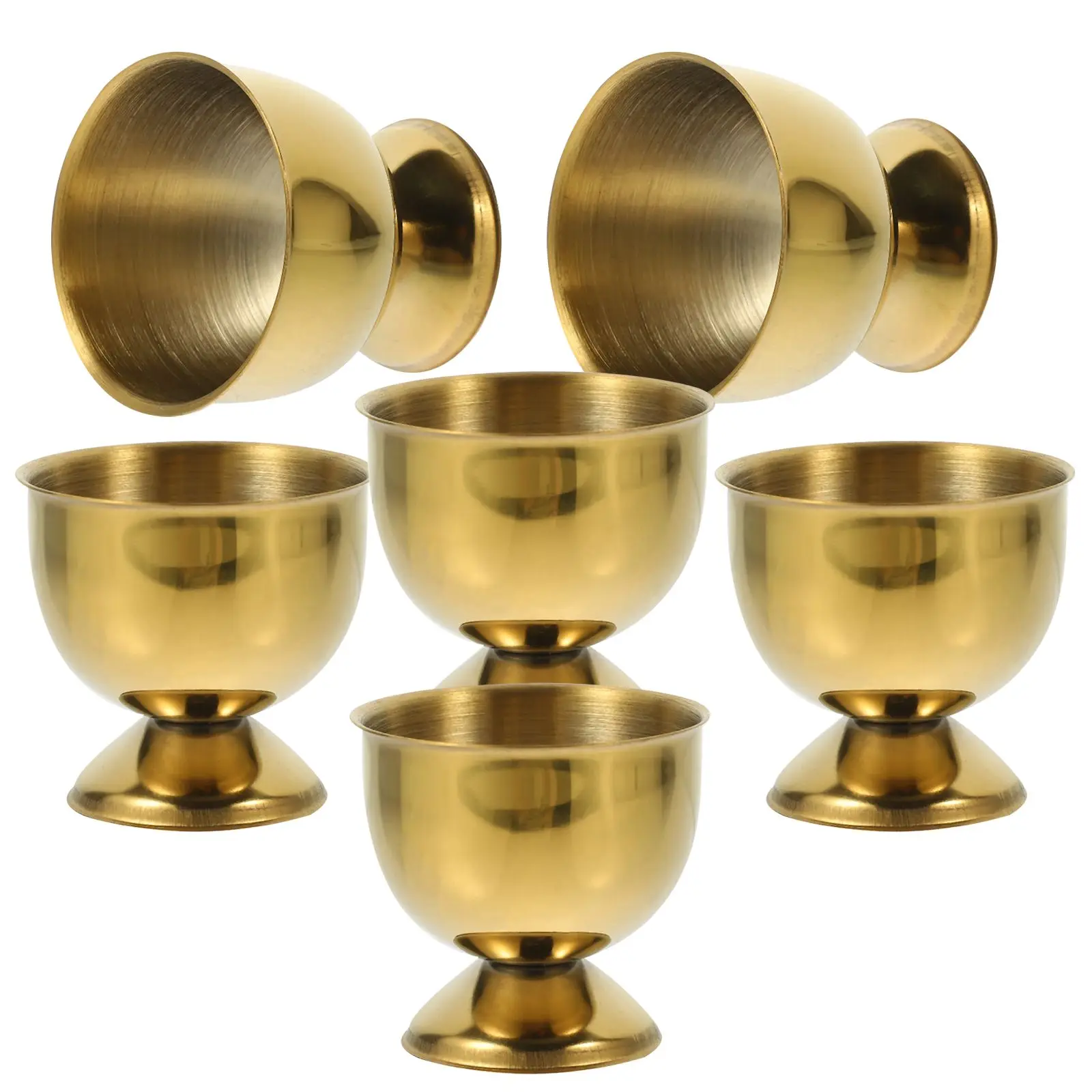 6 Pcs Stainless Steel Egg Cup Holder Coffee Mug Smooth Surface Flat Base Hard Boiled Eggs Kitchen Bar
6 Pcs Stainless Steel Egg Cup Holder Coffee Mug Smooth Surface Flat Base Hard Boiled Eggs Kitchen Bar