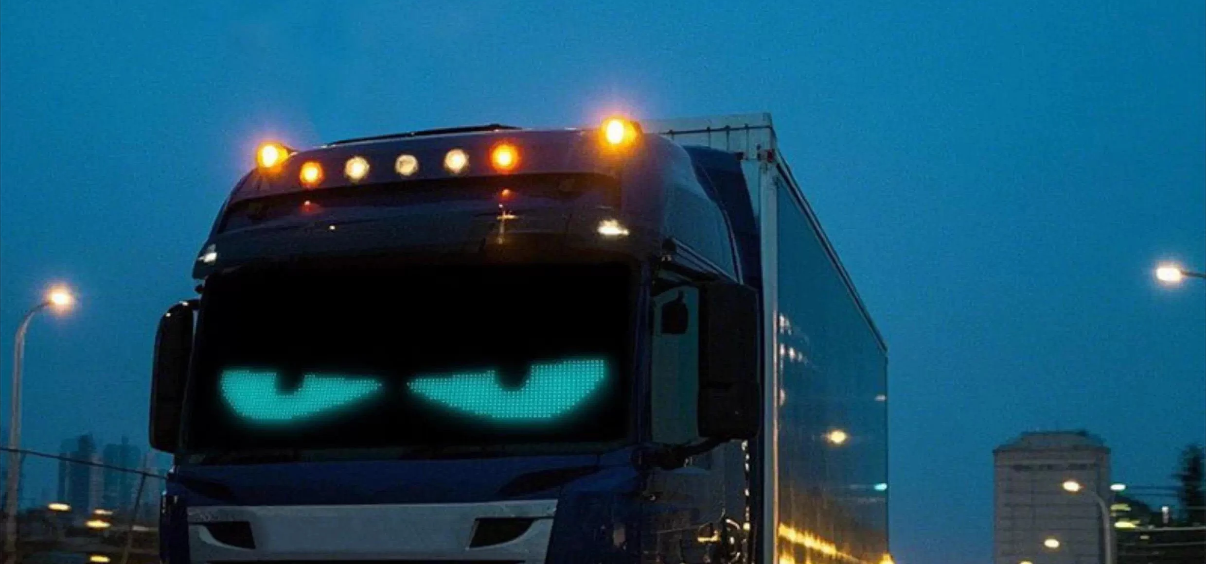 Big Truck Devil's Eye Car Light Truck Trailer Glass LED Light
Big Truck Devil's Eye Car Light Truck Trailer Glass LED Light