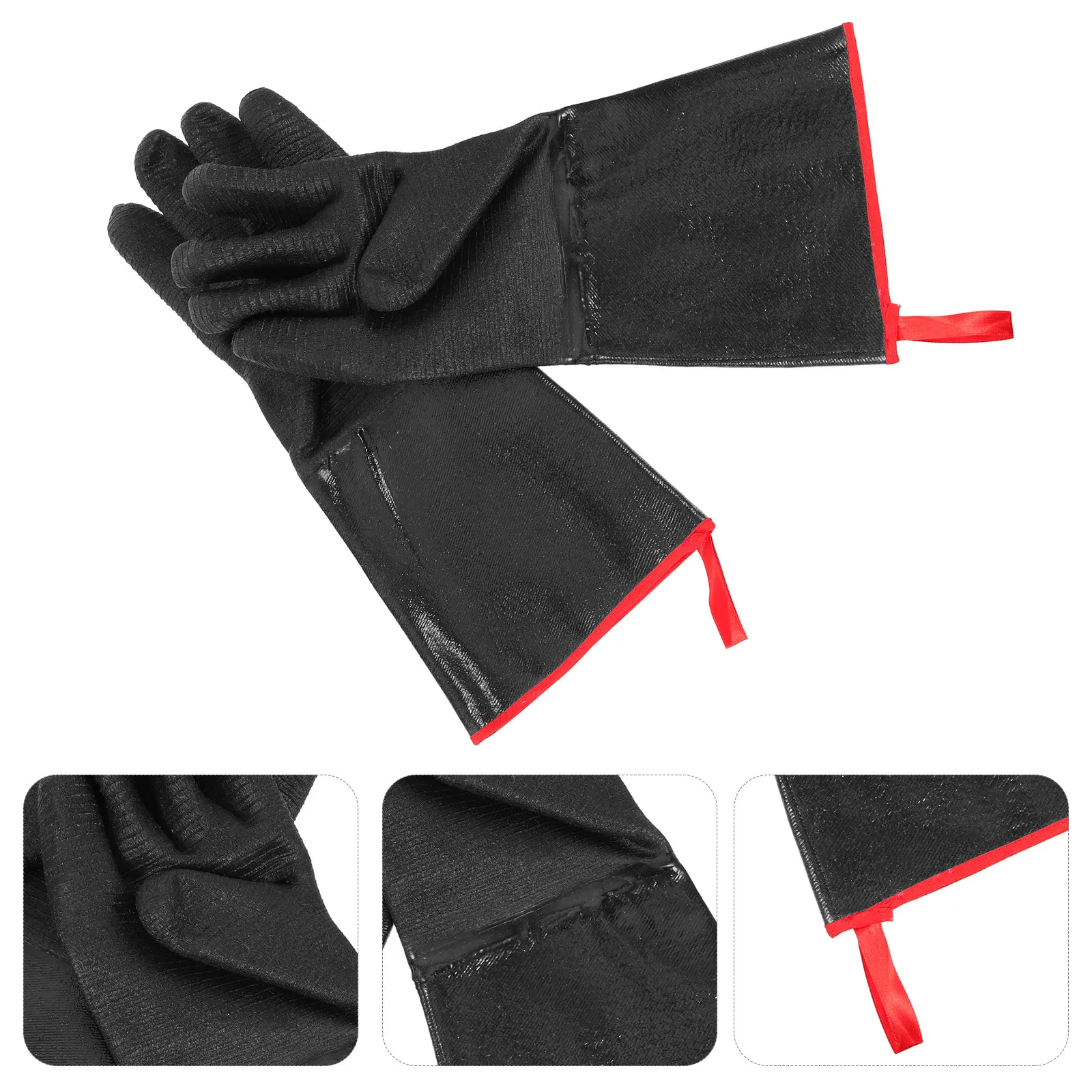 1 Pair Neoprene Heat Resistant Gloves Fireproof Cooking Bbq Oven Gloves Anti-Scald Skid Resistant Hand Protectors
1 Pair Neoprene Heat Resistant Gloves Fireproof Cooking Bbq Oven Gloves Anti-Scald Skid Resistant Hand Protectors