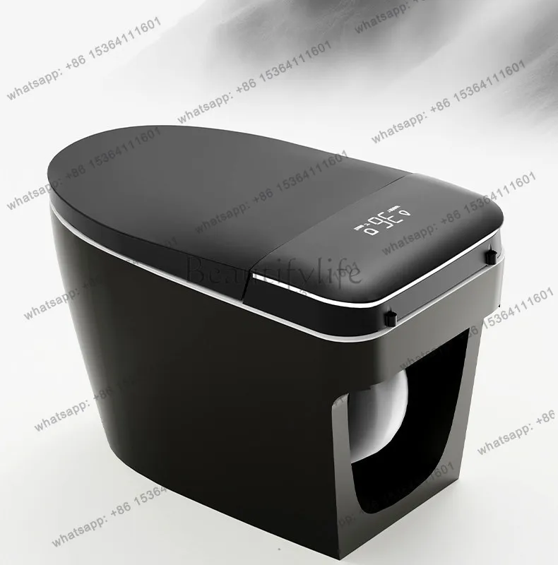 Small apartment light smart toilet, automatic flip, kick and flush integrated smart toilet
Small apartment light smart toilet, automatic flip, kick and flush integrated smart toilet