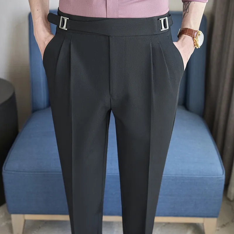 Fashion Men Business Social Twill Suit Pants Green / Black / Gray High-end Male Wedding Party Dress Trousers
Fashion Men Business Social Twill Suit Pants Green / Black / Gray High-end Male Wedding Party Dress Trousers