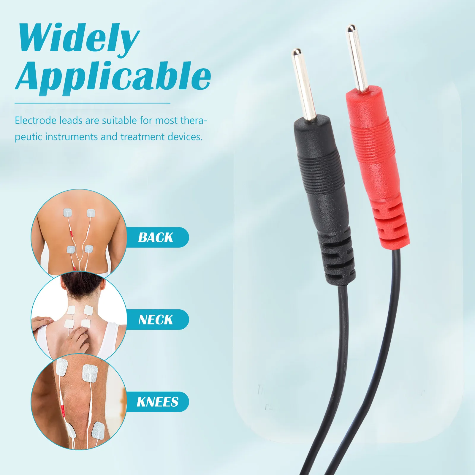 Комплект из 4 проводов для массажного аппарата: высококачественный медный кабель из ПВХ для терапевтических аппаратов, соединительные кабели с 2-мм штырьками
Комплект из 4 проводов для массажного аппарата: высококачественный медный кабель из ПВХ для терапевтических аппаратов, соединительные кабели с 2-мм штырьками