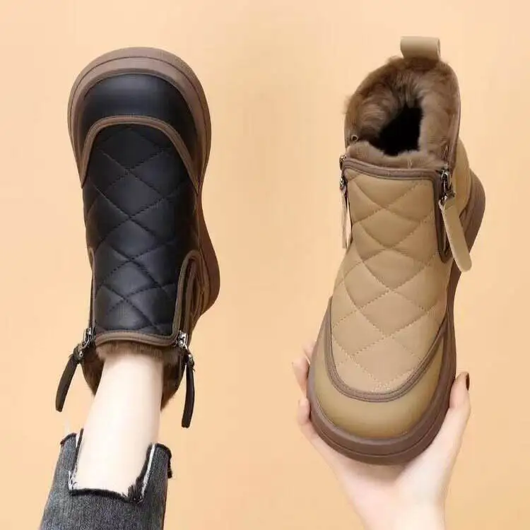 Ultra Warm Winter Snow Boots Women's Thickened Fleece Lined Booties Mid-Calf Cotton Boots for Elderly Mothers Fashionable Cas...
Ultra Warm Winter Snow Boots Women's Thickened Fleece Lined Booties Mid-Calf Cotton Boots for Elderly Mothers Fashionable Cas...