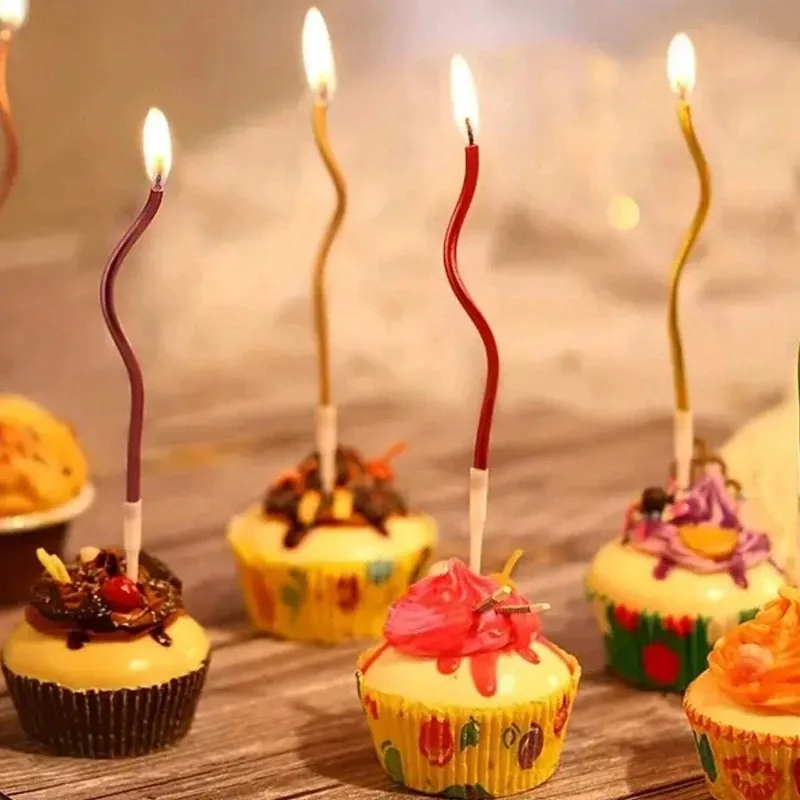 Cake decoration plugin ornament retro curved candle birthday party baking five color electroplated curved candle
Cake decoration plugin ornament retro curved candle birthday party baking five color electroplated curved candle