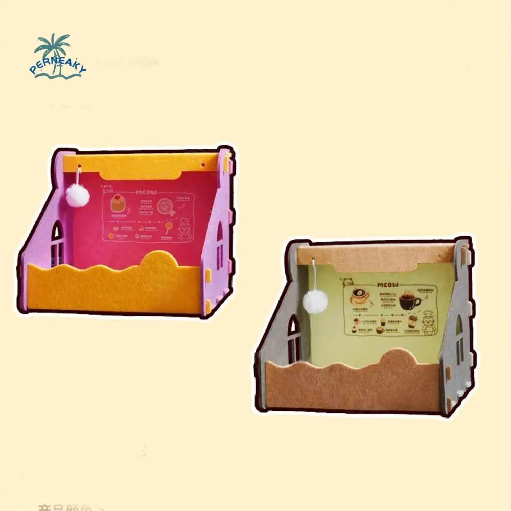 Multi-Function Safety Felt Cat Nest Semi Closed Foldable Cat House Scratch Resistant Non Occupying Pet Toy Bed Small Animals
Multi-Function Safety Felt Cat Nest Semi Closed Foldable Cat House Scratch Resistant Non Occupying Pet Toy Bed Small Animals