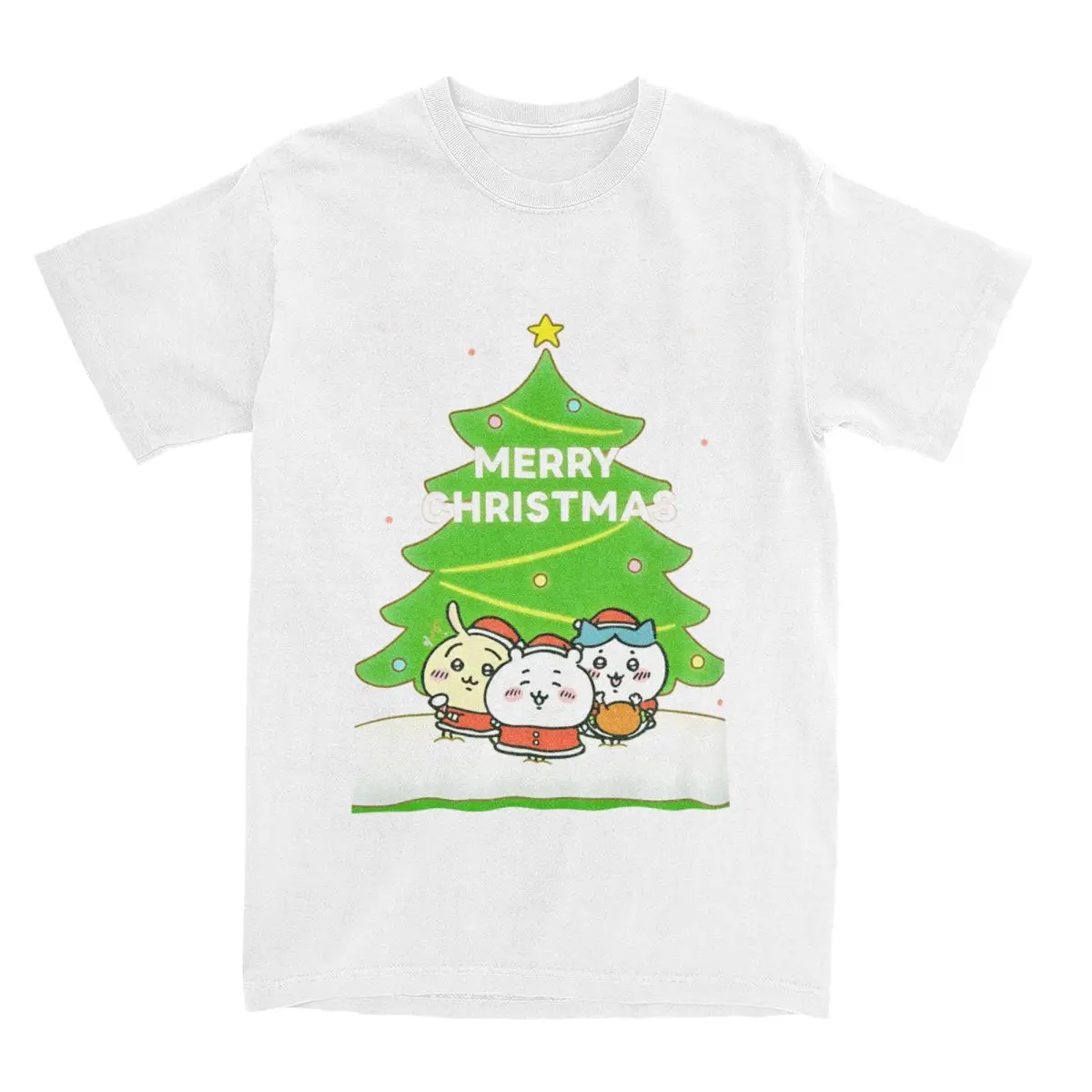 Vintage T-Shirt Christmas Chiikawa Kawaii 100% Cotton T-Shirts Popular Tshirt for Male Summer Aesthetic Short Sleeve Tees
Vintage T-Shirt Christmas Chiikawa Kawaii 100% Cotton T-Shirts Popular Tshirt for Male Summer Aesthetic Short Sleeve Tees