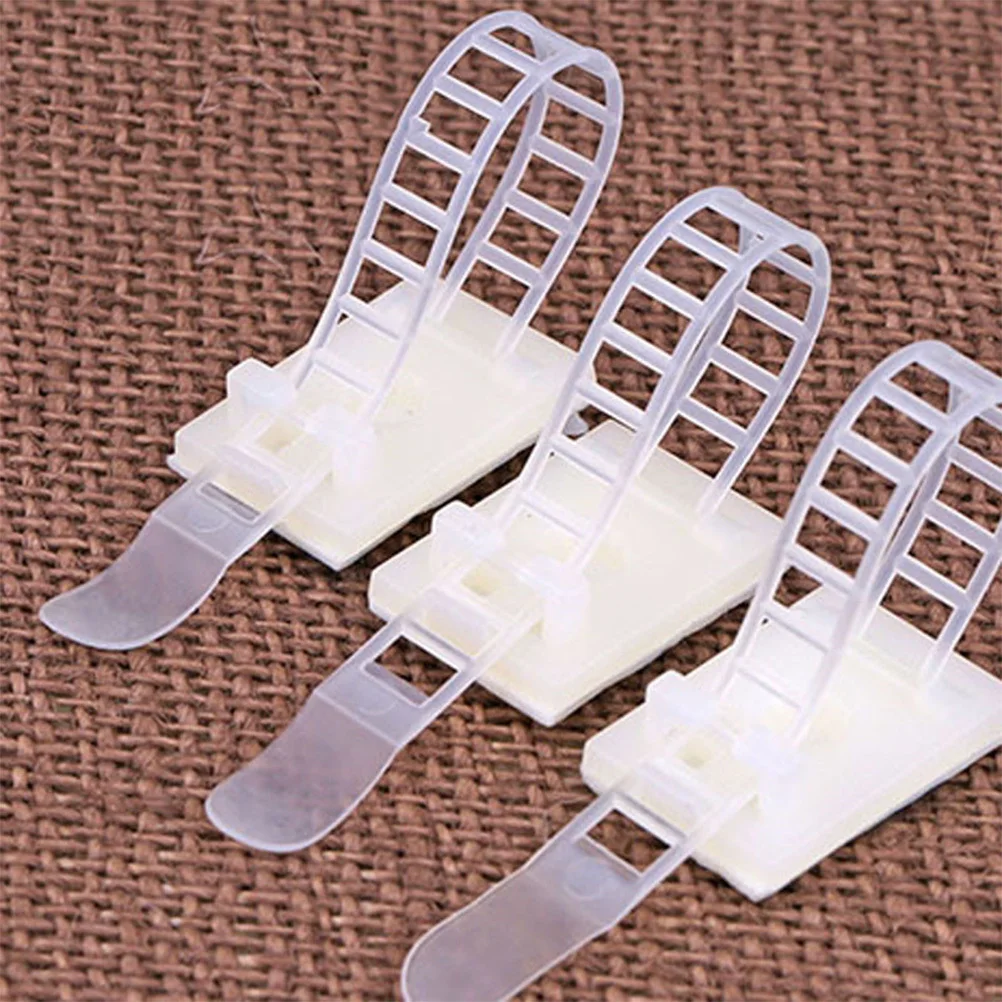 50Pcs Cord Management Ties Reusable Cable Organizers with Strong Adhesive Fixers for Home Office Wiring Solutions White
50Pcs Cord Management Ties Reusable Cable Organizers with Strong Adhesive Fixers for Home Office Wiring Solutions White