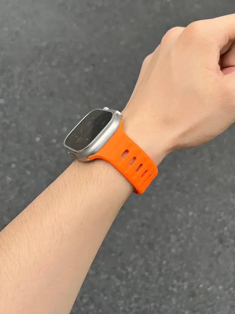 Luxury silicone Band Compatible with Apple Watch Correa for men Sport 38mm 40mm 41mm 42mm 44mm 45mm 49mm , Strap for IWatch
Luxury silicone Band Compatible with Apple Watch Correa for men Sport 38mm 40mm 41mm 42mm 44mm 45mm 49mm , Strap for IWatch