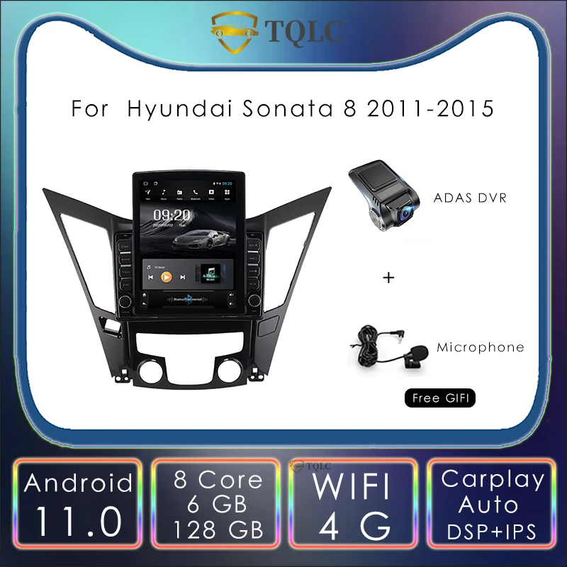 Автомобильный радиоприемник на Android 11,0 в стиле Tesla, вертикальный для Hyundai Sonata 8 Carplay, мультимедийная система, Стерео Авторадио, навигация, головное устройство
Автомобильный радиоприемник на Android 11,0 в стиле Tesla, вертикальный для Hyundai Sonata 8 Carplay, мультимедийная система, Стерео Авторадио, навигация, головное устройство