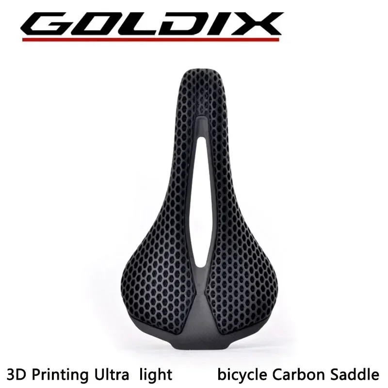 GOLDIX -P2024 3D Printing Bicycle Carbon Saddle Ultra Light Highway for Racing Saddle Bicycle Cushion Bicycle Seat Accessories
GOLDIX -P2024 3D Printing Bicycle Carbon Saddle Ultra Light Highway for Racing Saddle Bicycle Cushion Bicycle Seat Accessories