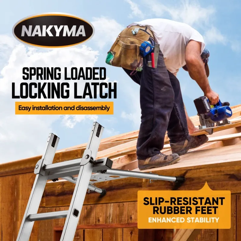 Thickened Aluminium Non-slip Ladder Stabilizer Adjustable Height Width Ladder Stabilizers Easy Installation Construction Tools
Thickened Aluminium Non-slip Ladder Stabilizer Adjustable Height Width Ladder Stabilizers Easy Installation Construction Tools