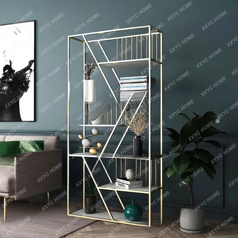 D178 Light luxury living room bookshelf floor partition bedroom wrought iron bookcase shelf office
D178 Light luxury living room bookshelf floor partition bedroom wrought iron bookcase shelf office