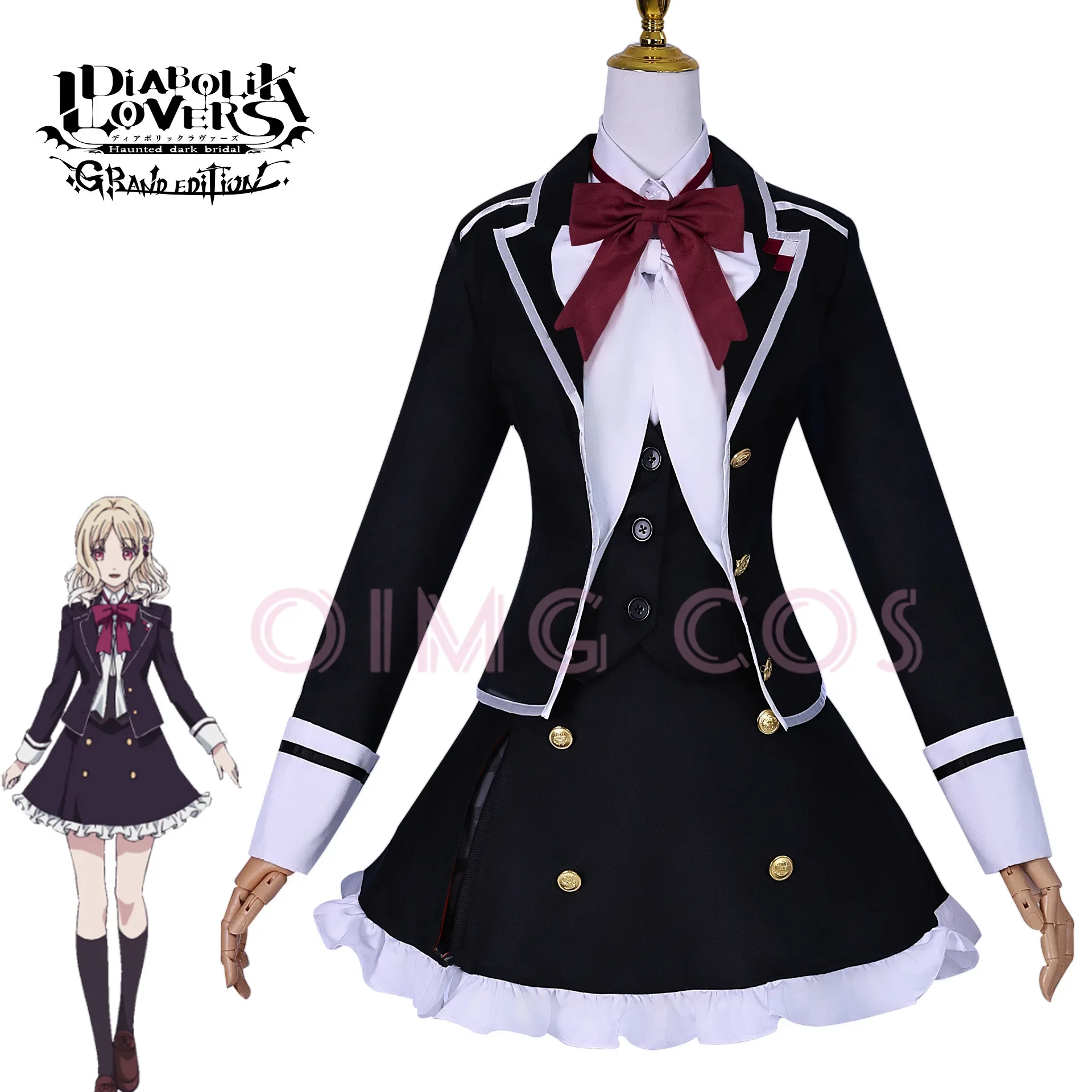 DIABOLIK LOVERS Komori Yui Cosplay Costume Adult Carnival Uniform Anime Halloween Party Costumes Masquerade Women Game
DIABOLIK LOVERS Komori Yui Cosplay Costume Adult Carnival Uniform Anime Halloween Party Costumes Masquerade Women Game