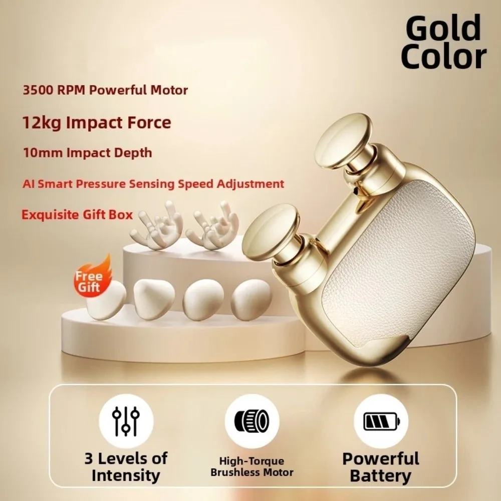 Portable USB Rechargeable Pocket Massager with 6 Interchangeable Massage Heads Adjustable Mini Fascia Massager Comfortable
Portable USB Rechargeable Pocket Massager with 6 Interchangeable Massage Heads Adjustable Mini Fascia Massager Comfortable