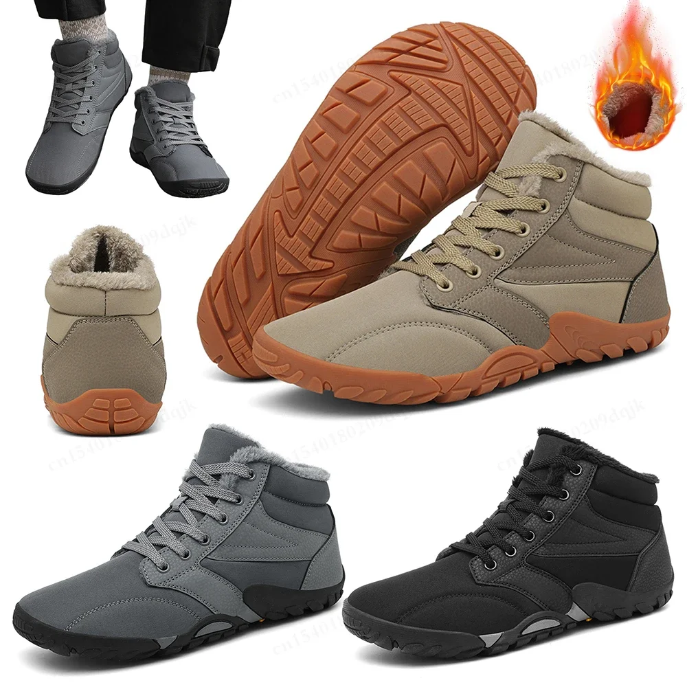 Winter Snow Boots Minimalist Running Sneakers Non Slip Casual Barefoot Shoes Waterproof High Top for Travel Climbing Hiking
Winter Snow Boots Minimalist Running Sneakers Non Slip Casual Barefoot Shoes Waterproof High Top for Travel Climbing Hiking