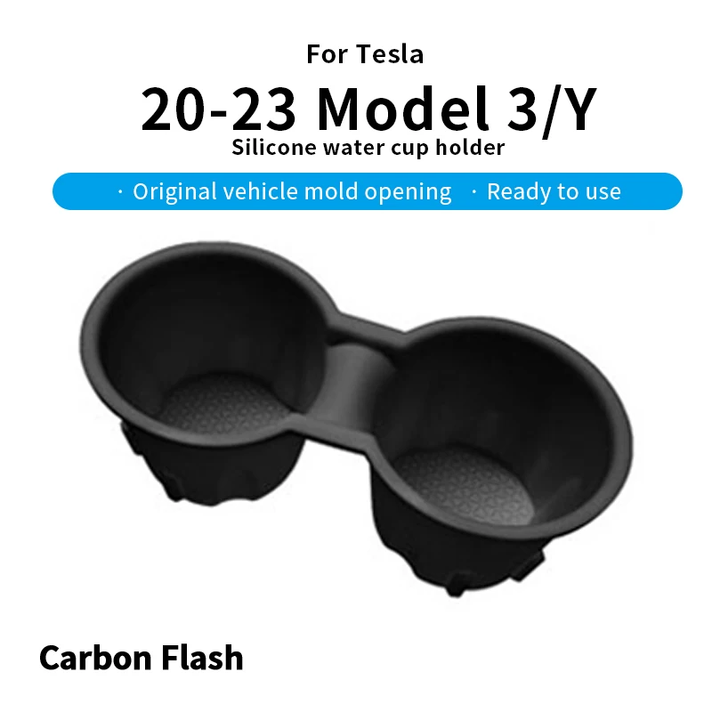 Carbon Flash Suitable for Tesla 2021-2023 Model 3 Y Center Console Cup Holder Set Water Cup Holder Black
Carbon Flash Suitable for Tesla 2021-2023 Model 3 Y Center Console Cup Holder Set Water Cup Holder Black