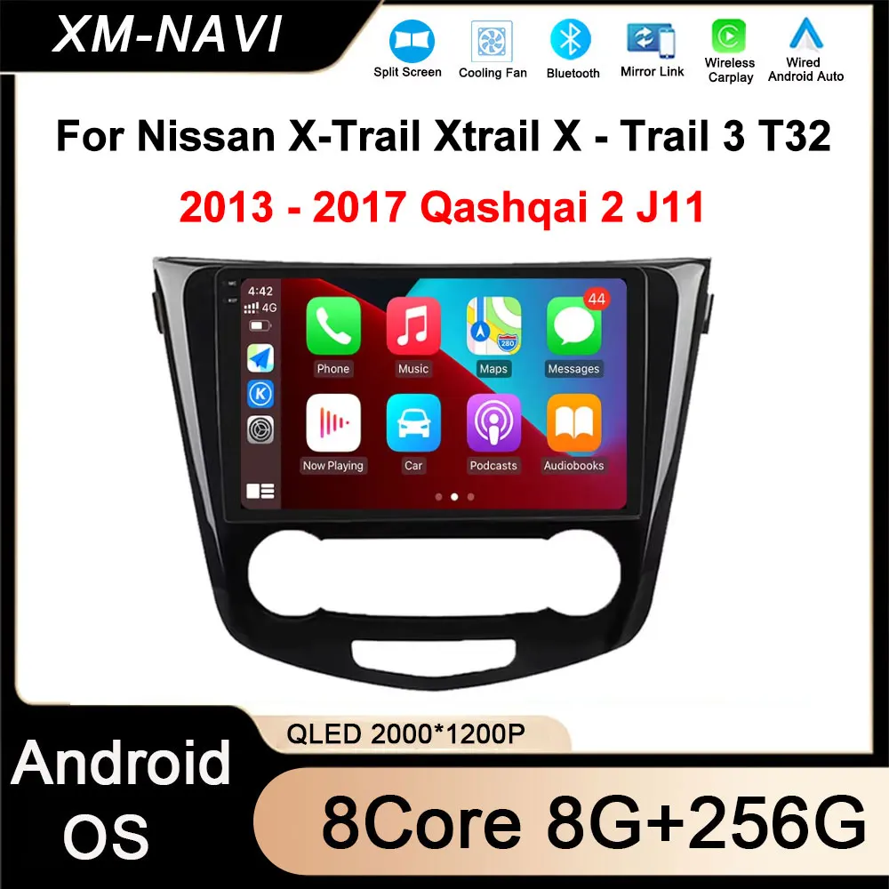 Android OS Car Radio Multimedia Player For Nissan X-Trail Xtrail X - Trail 3 T32 2013 - 2017 Qashqai 2 J11 Navigation Stereo GPS
Android OS Car Radio Multimedia Player For Nissan X-Trail Xtrail X - Trail 3 T32 2013 - 2017 Qashqai 2 J11 Navigation Stereo GPS