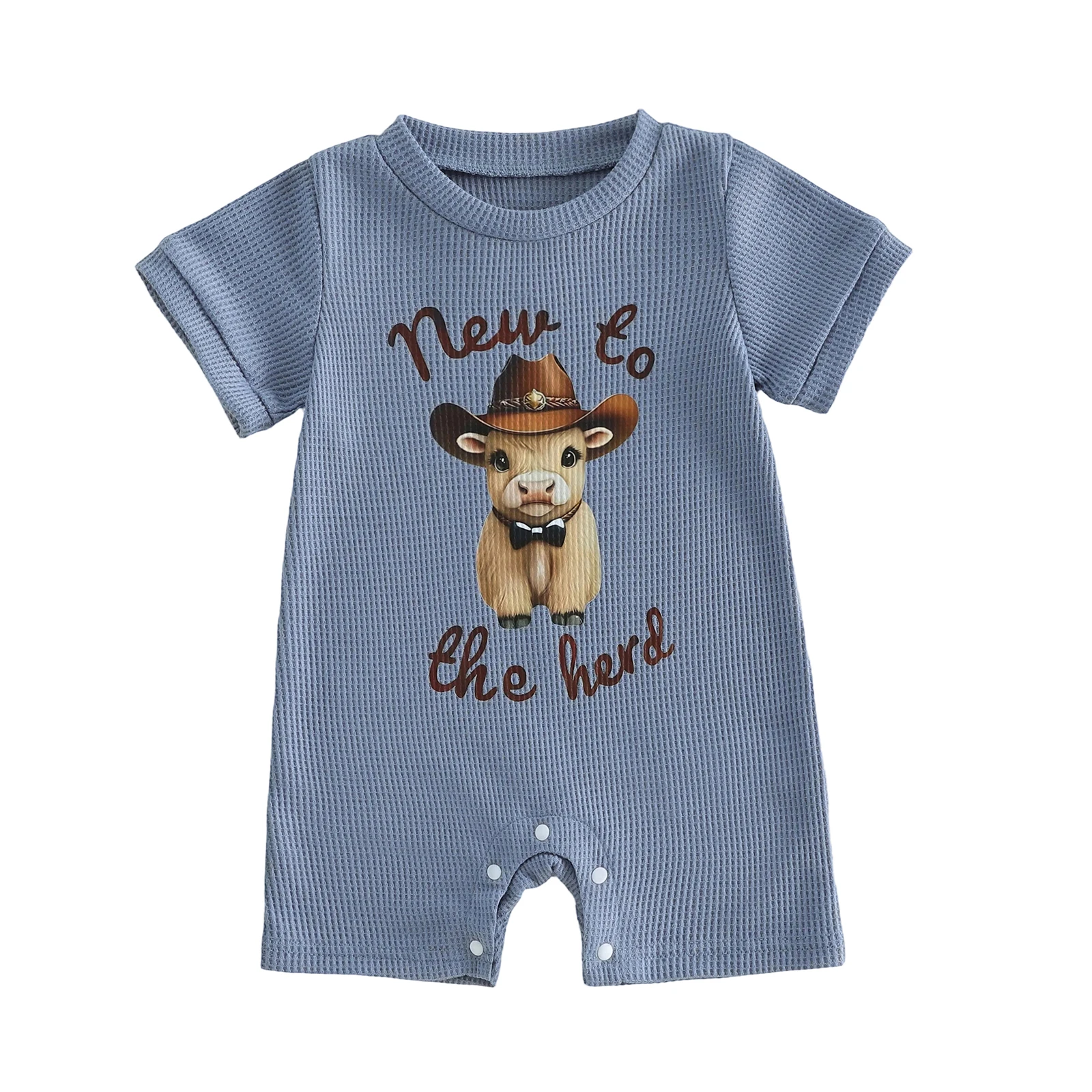 Baby Boys Rompers Letter Western Cow Print Crew Neck Short Sleeve Infant Bodysuits Jumpsuits
Baby Boys Rompers Letter Western Cow Print Crew Neck Short Sleeve Infant Bodysuits Jumpsuits