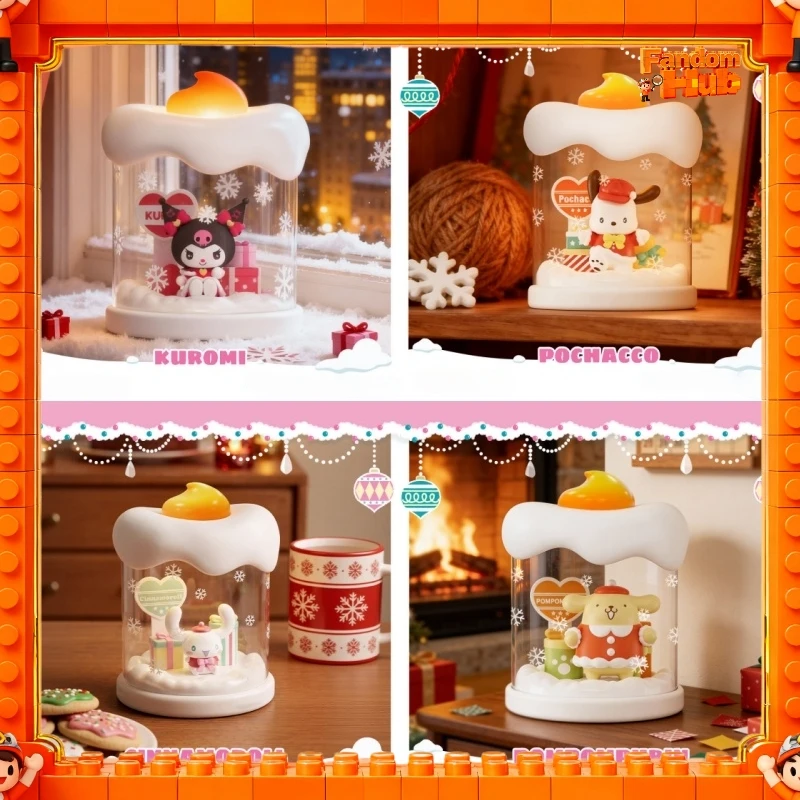 Sanrio Kuromi Winter Candle Light, Led Glowing Ornament, Bedside Night Light, Cute Bedroom Desktop Decor Toy Gift
Sanrio Kuromi Winter Candle Light, Led Glowing Ornament, Bedside Night Light, Cute Bedroom Desktop Decor Toy Gift