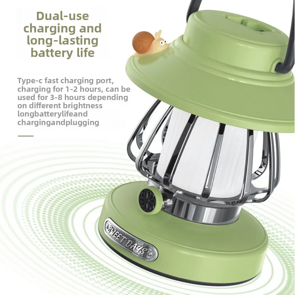 Перезаряжаемый ночник в виде улитки в стиле ретро, ручной светодиодный ночник, мультяшный дизайн, водонепроницаемый ночник для кемпинга
Перезаряжаемый ночник в виде улитки в стиле ретро, ручной светодиодный ночник, мультяшный дизайн, водонепроницаемый ночник для кемпинга