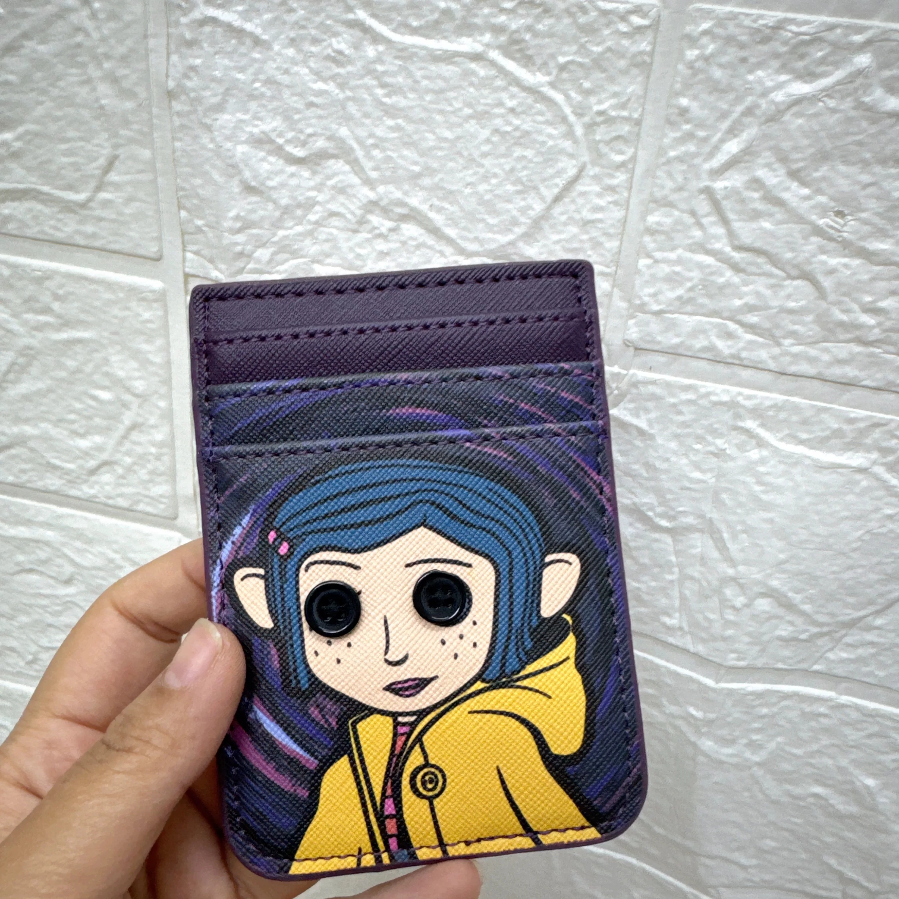 New Cute Coraline Girls Children PU Card ID Holder For Women
New Cute Coraline Girls Children PU Card ID Holder For Women