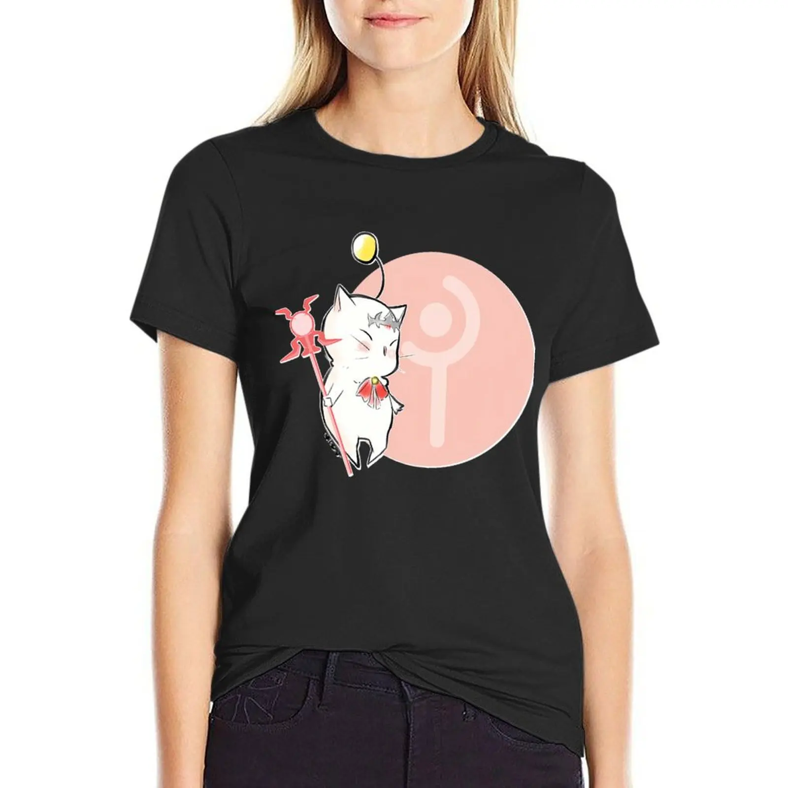 WHITE MAGE MOOGLE FFXIV T-Shirt sweat korean fashion Short sleeve tee western t shirts for Women
WHITE MAGE MOOGLE FFXIV T-Shirt sweat korean fashion Short sleeve tee western t shirts for Women