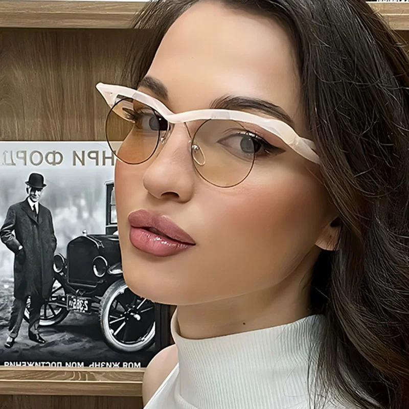 Retro Small Frame Round Punk Sunglasses Fashion Brand Vintage Rimless Ocean Lens Sun Shades Design UV400 Women Men Sun Glasses
Retro Small Frame Round Punk Sunglasses Fashion Brand Vintage Rimless Ocean Lens Sun Shades Design UV400 Women Men Sun Glasses