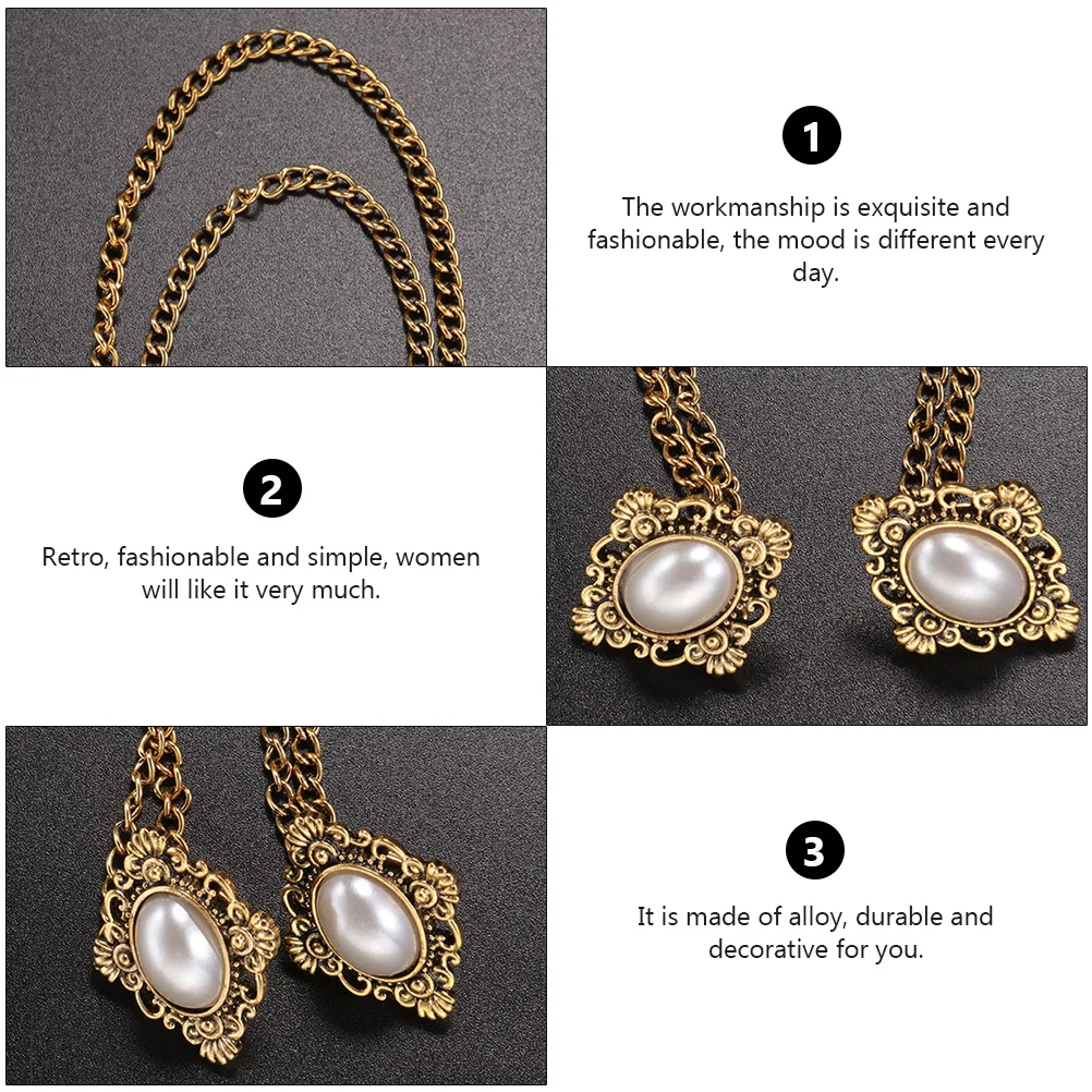 2pcs Vintage Alloy Brooch Pin Decorative Clothes Accessory Shirt Collar Clip Elegance Breastpin Fashion Suit Pin Golden
2pcs Vintage Alloy Brooch Pin Decorative Clothes Accessory Shirt Collar Clip Elegance Breastpin Fashion Suit Pin Golden