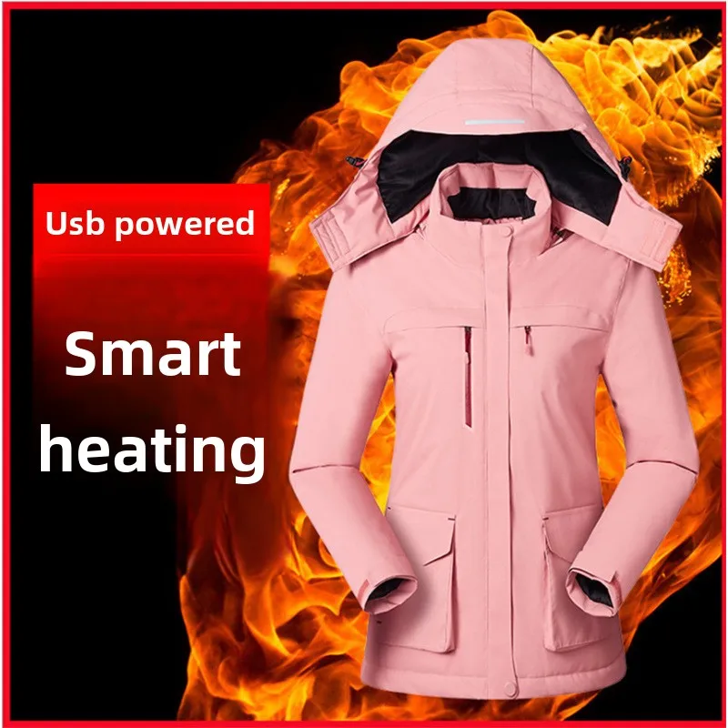 Smart Heating Cotton-Padded Clothes Hooded CoupleUSBCharging Heating Warm Outdoor Mountaineering Cycling Clothing
Smart Heating Cotton-Padded Clothes Hooded CoupleUSBCharging Heating Warm Outdoor Mountaineering Cycling Clothing
