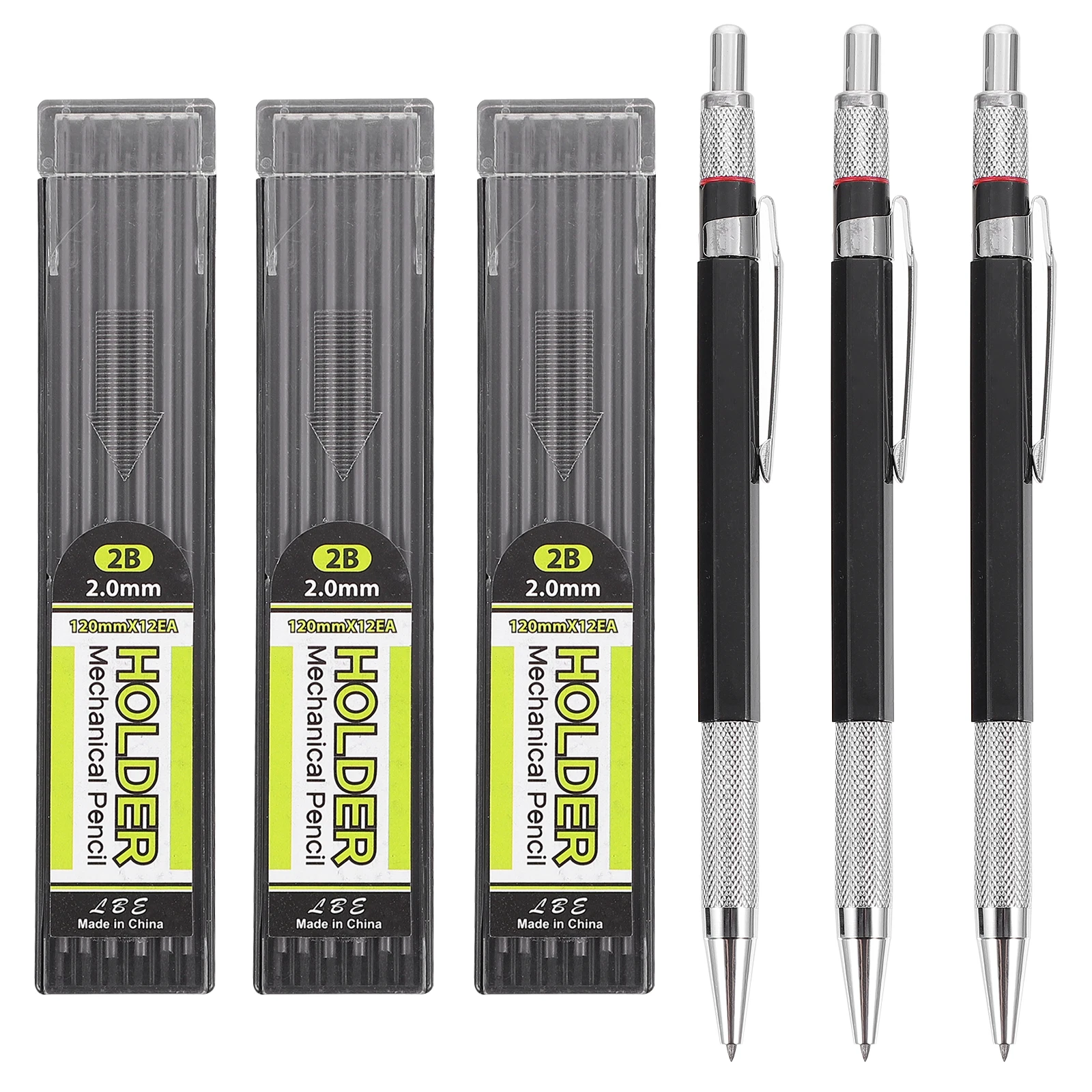 3 Sets Mechanical Pencils Automatic Plastic Student Stationery Kids School refill leads small design elegant case
3 Sets Mechanical Pencils Automatic Plastic Student Stationery Kids School refill leads small design elegant case