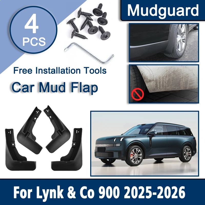 Fenders For Lynk & Co 900 Fender Mudflads 2025 2026 Mud Flaps Auto Mudguards Soft Rubber Dust-proof Body Kits Cars Accessories
Fenders For Lynk & Co 900 Fender Mudflads 2025 2026 Mud Flaps Auto Mudguards Soft Rubber Dust-proof Body Kits Cars Accessories