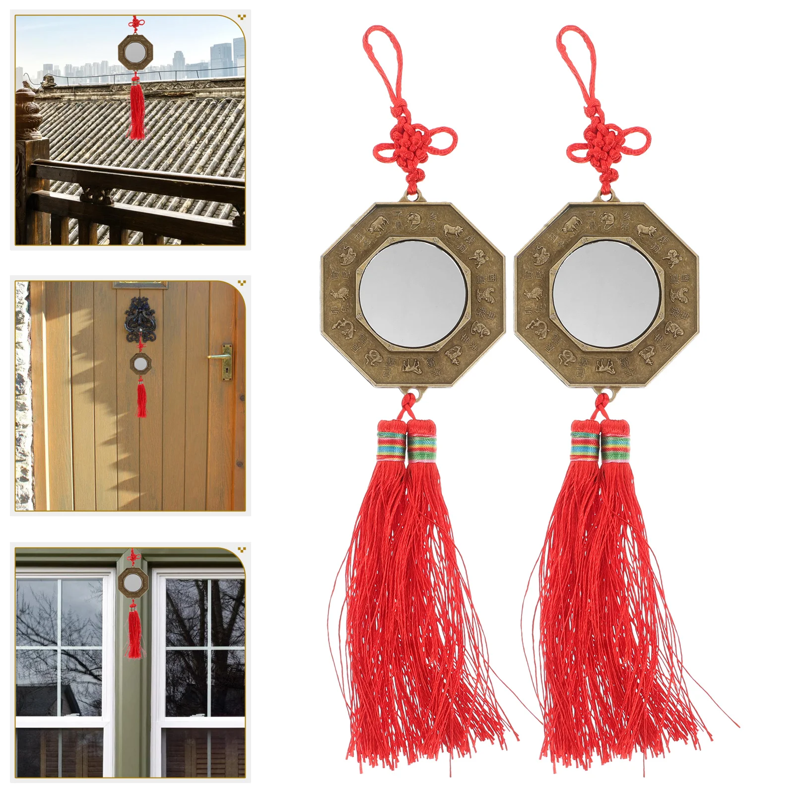 2pcs Bagua Mirror Chinese Convex Feng Shui Decorative Wall Art Metal Craft Home Lucky Ornament Exorcism Tool for Shop Balcony
2pcs Bagua Mirror Chinese Convex Feng Shui Decorative Wall Art Metal Craft Home Lucky Ornament Exorcism Tool for Shop Balcony