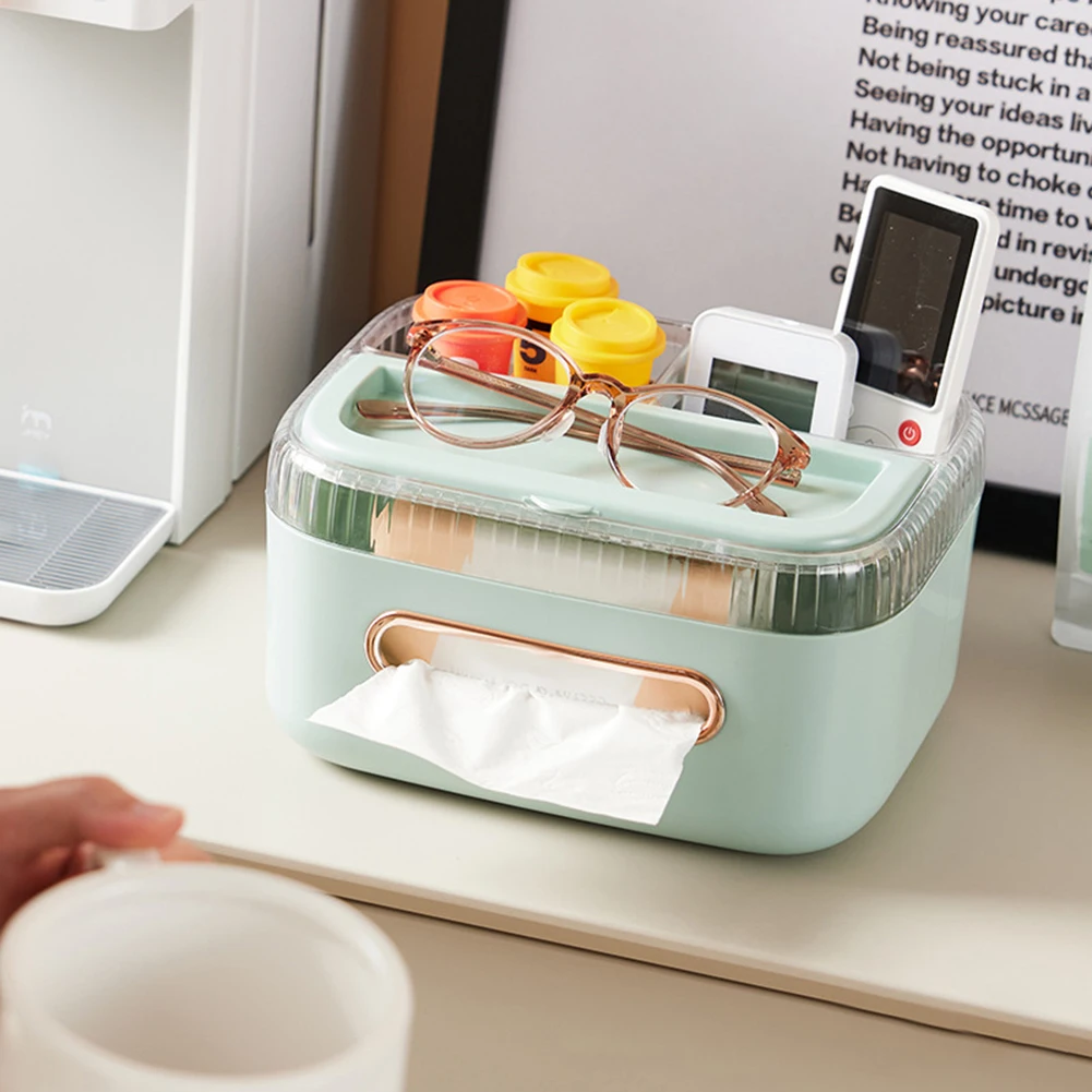 Household Desktop Tissue Storage Box Large Capacity Reusable Finishing Box For Bedroom Dressers
Household Desktop Tissue Storage Box Large Capacity Reusable Finishing Box For Bedroom Dressers
