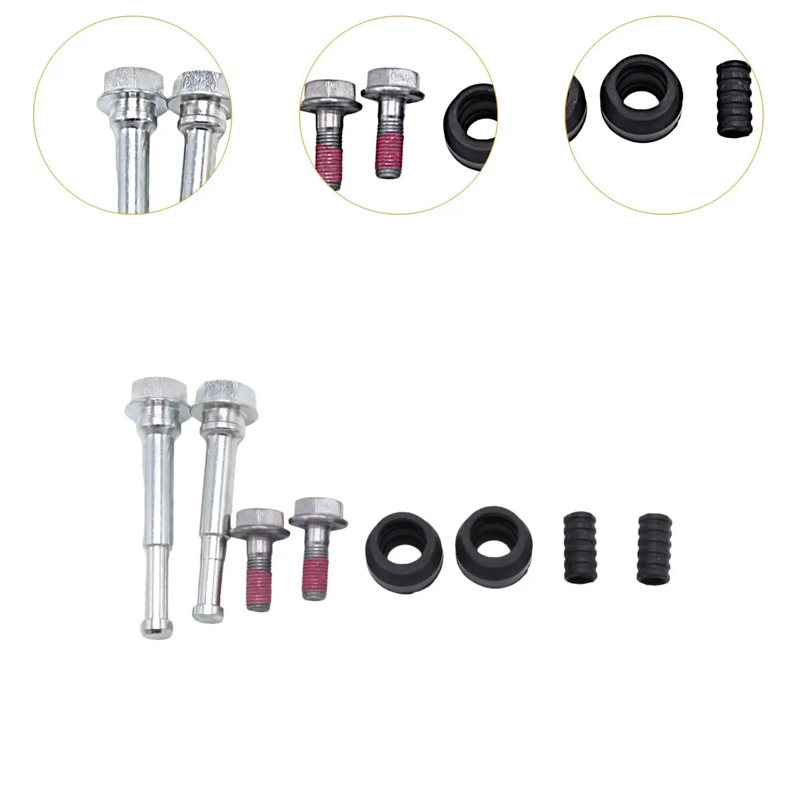 Disc Brake Caliper Pin Kit Sturdy Replacement Auto Brake Guide Pin Set for Mazda 6 2008-2013 Braking System
Disc Brake Caliper Pin Kit Sturdy Replacement Auto Brake Guide Pin Set for Mazda 6 2008-2013 Braking System