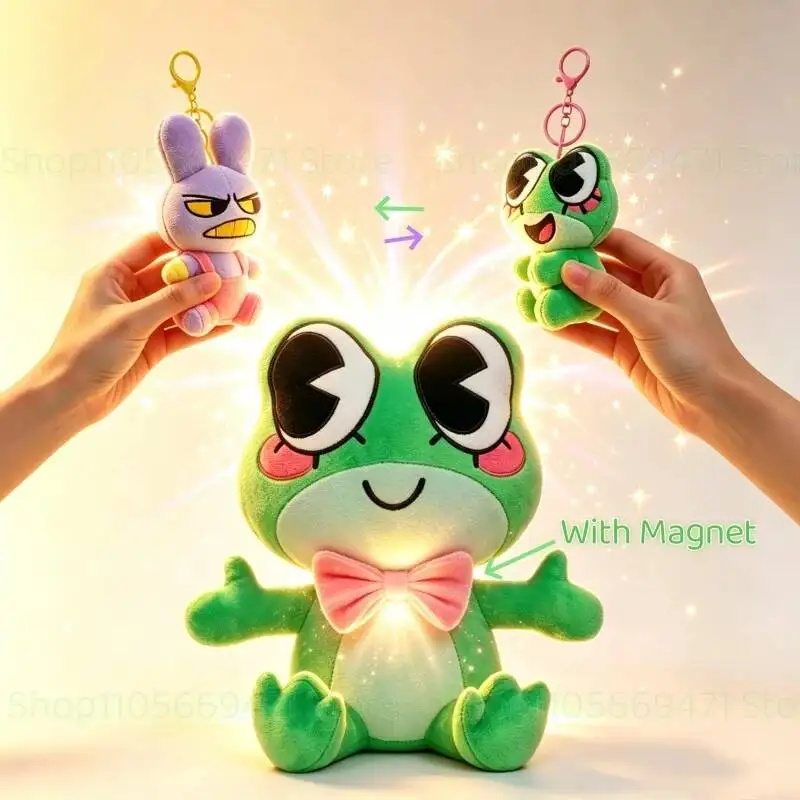 NEW Ribbit Frog Plush Doll With Magnet Anime Cute Cartoon Ribbit Plushie Pendant Jax Soft Stuffed Collectible Doll Gift
NEW Ribbit Frog Plush Doll With Magnet Anime Cute Cartoon Ribbit Plushie Pendant Jax Soft Stuffed Collectible Doll Gift