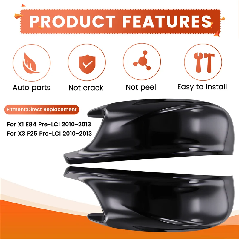 Classy-Car Rear View Caps Door Wing Shell Case Side Mirror Cover For BMW X1 E84 2010-2013 X3 F25 2010-2013
Classy-Car Rear View Caps Door Wing Shell Case Side Mirror Cover For BMW X1 E84 2010-2013 X3 F25 2010-2013