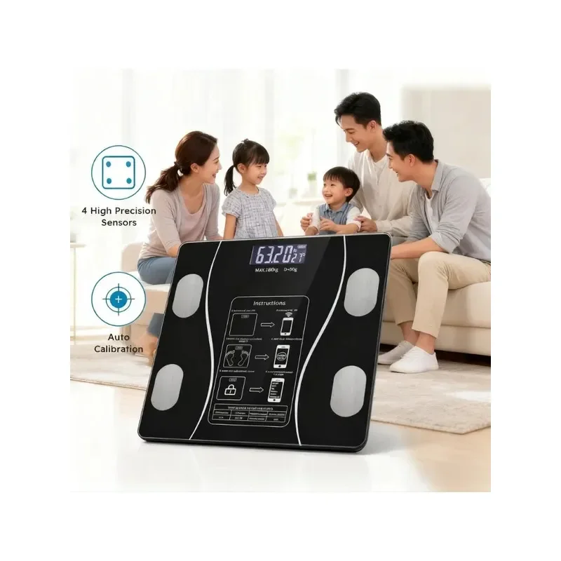 New USB Body Fat Scale,Intelligent and Precise Home Fat Scale,Adult Body Scale,Small Electronic Scale, Weighing Scale Body Scale
New USB Body Fat Scale,Intelligent and Precise Home Fat Scale,Adult Body Scale,Small Electronic Scale, Weighing Scale Body Scale