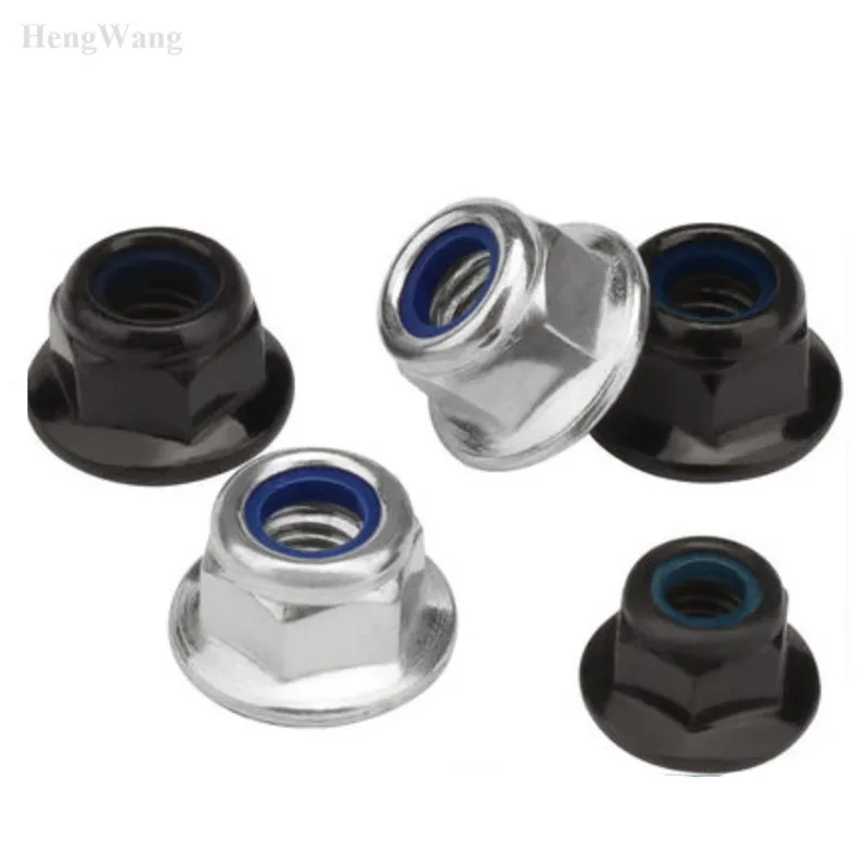 Hex Flange Nylon Insert Lock Nut M3 M4 M5 M6 M8 Black Carbon Steel Self-locking Nylock Nut 10/5pcs
Hex Flange Nylon Insert Lock Nut M3 M4 M5 M6 M8 Black Carbon Steel Self-locking Nylock Nut 10/5pcs