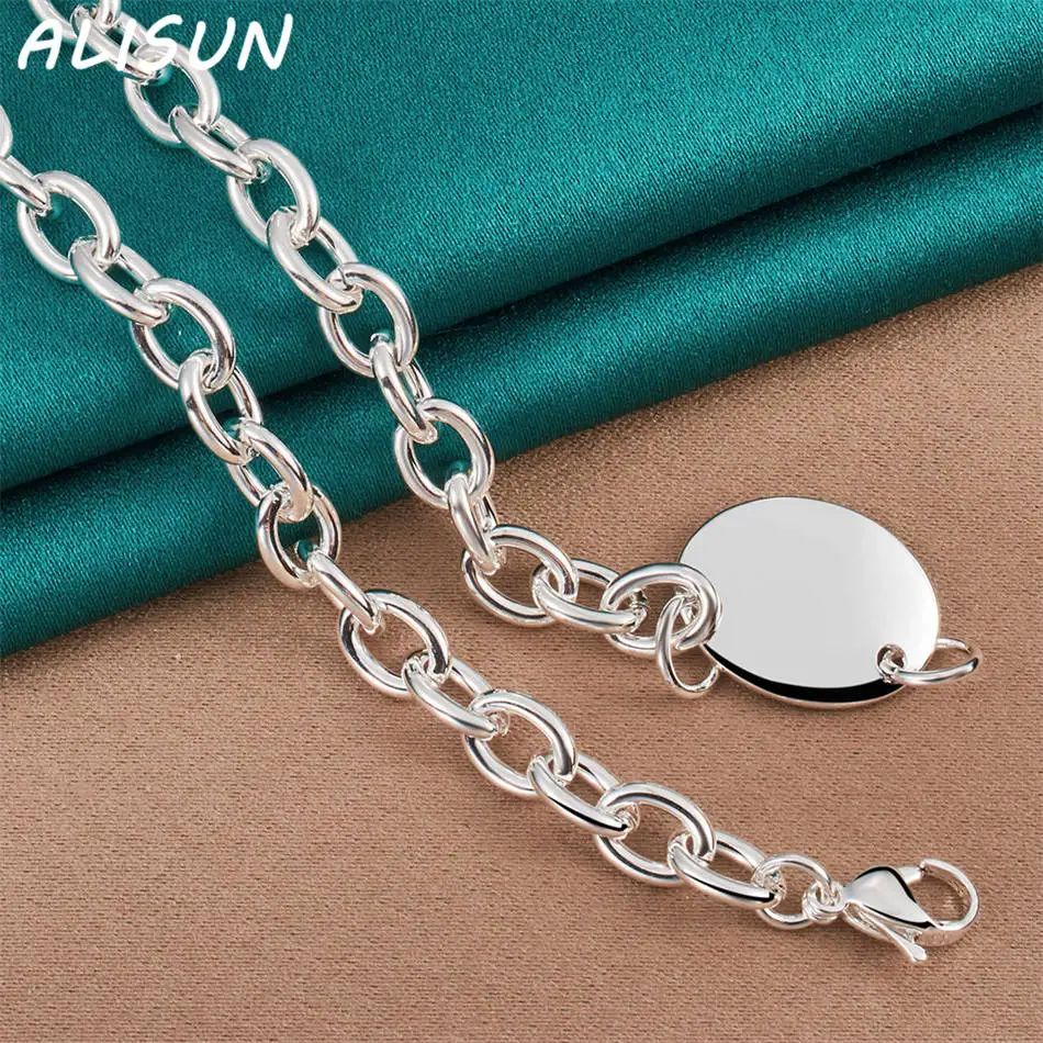 ALISUN 925 Sterling Silver Round Necklace For Women Creativity Gifts Street All-match Party And Daily Wear
ALISUN 925 Sterling Silver Round Necklace For Women Creativity Gifts Street All-match Party And Daily Wear