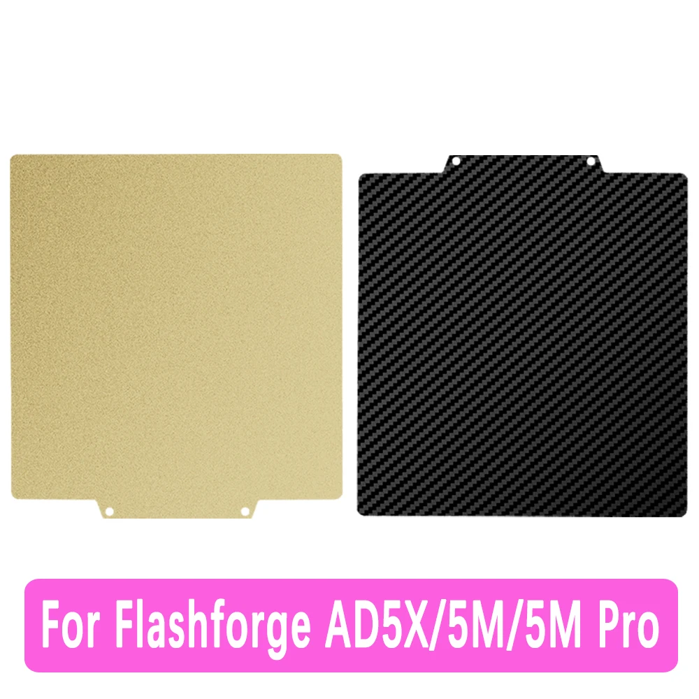 For Flashforge AD5X Build Plate AD5M 235x235mm Heatbed PEI PEO PET PEY Double Sided Printing Plate For Adventurer 5X/5M PRO
For Flashforge AD5X Build Plate AD5M 235x235mm Heatbed PEI PEO PET PEY Double Sided Printing Plate For Adventurer 5X/5M PRO