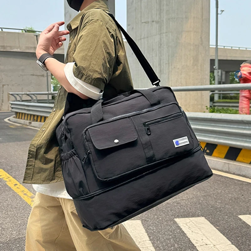 Большая вместительная спортивная сумка, сумки на плечо для тренировок на открытом воздухе, сумка для фитнеса с карманом для обуви, дорожная сумка через плечо с отделением для сухого и влажного воздуха
Большая вместительная спортивная сумка, сумки на плечо для тренировок на открытом воздухе, сумка для фитнеса с карманом для обуви, дорожная сумка через плечо с отделением для сухого и влажного воздуха