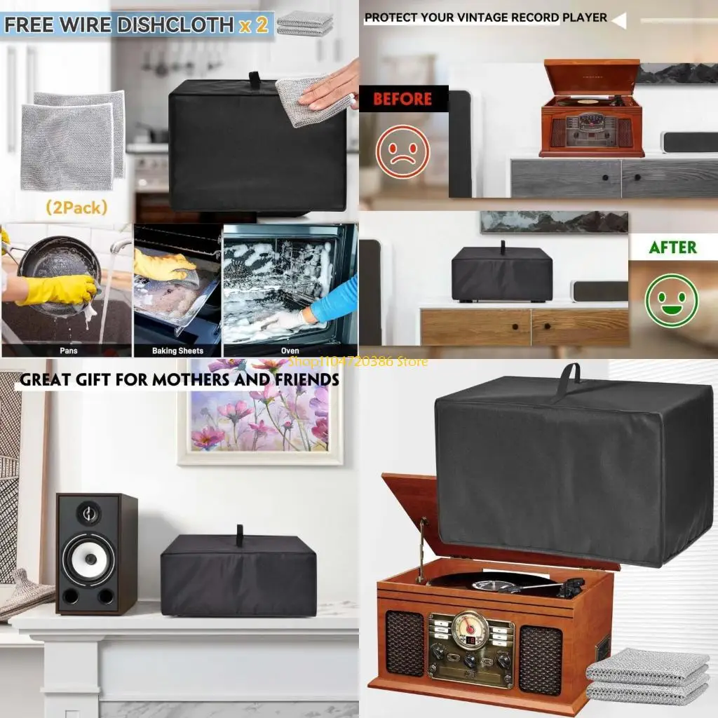 K0EA Retro Bluetooth-compatible Record Player Dust Cover PVC Protective Case With Handle For Vintaged Auditory Equipment Storage
K0EA Retro Bluetooth-compatible Record Player Dust Cover PVC Protective Case With Handle For Vintaged Auditory Equipment Storage