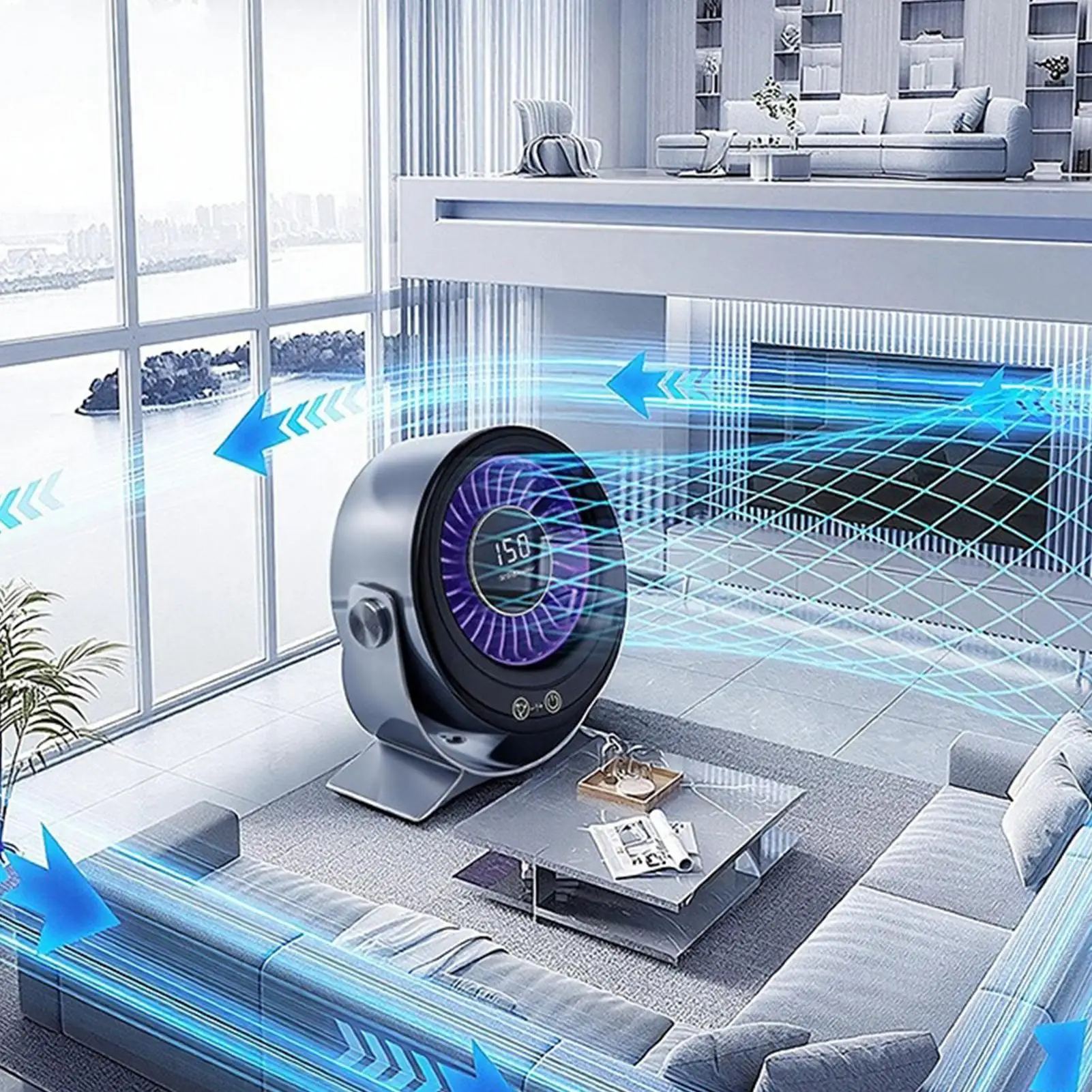 Desk Air Circulator Rechargeable Digital Display Low Noise Table Fan With 150 Speeds For Study Bedroom Dining Room Dorm Room
Desk Air Circulator Rechargeable Digital Display Low Noise Table Fan With 150 Speeds For Study Bedroom Dining Room Dorm Room