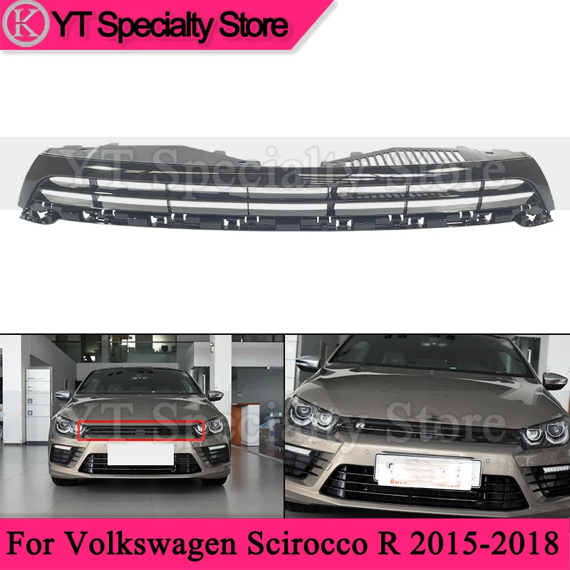 Kamshing Front Bumper Grille Center Grill Upper Grill For Volkswagen Scirocco R 2015-2018 Front Bumper Upper Racing Grills
Kamshing Front Bumper Grille Center Grill Upper Grill For Volkswagen Scirocco R 2015-2018 Front Bumper Upper Racing Grills